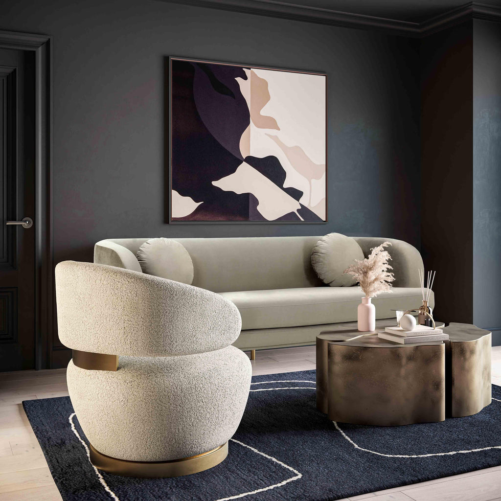 Austin Performance Fabric Swivel Accent Chair