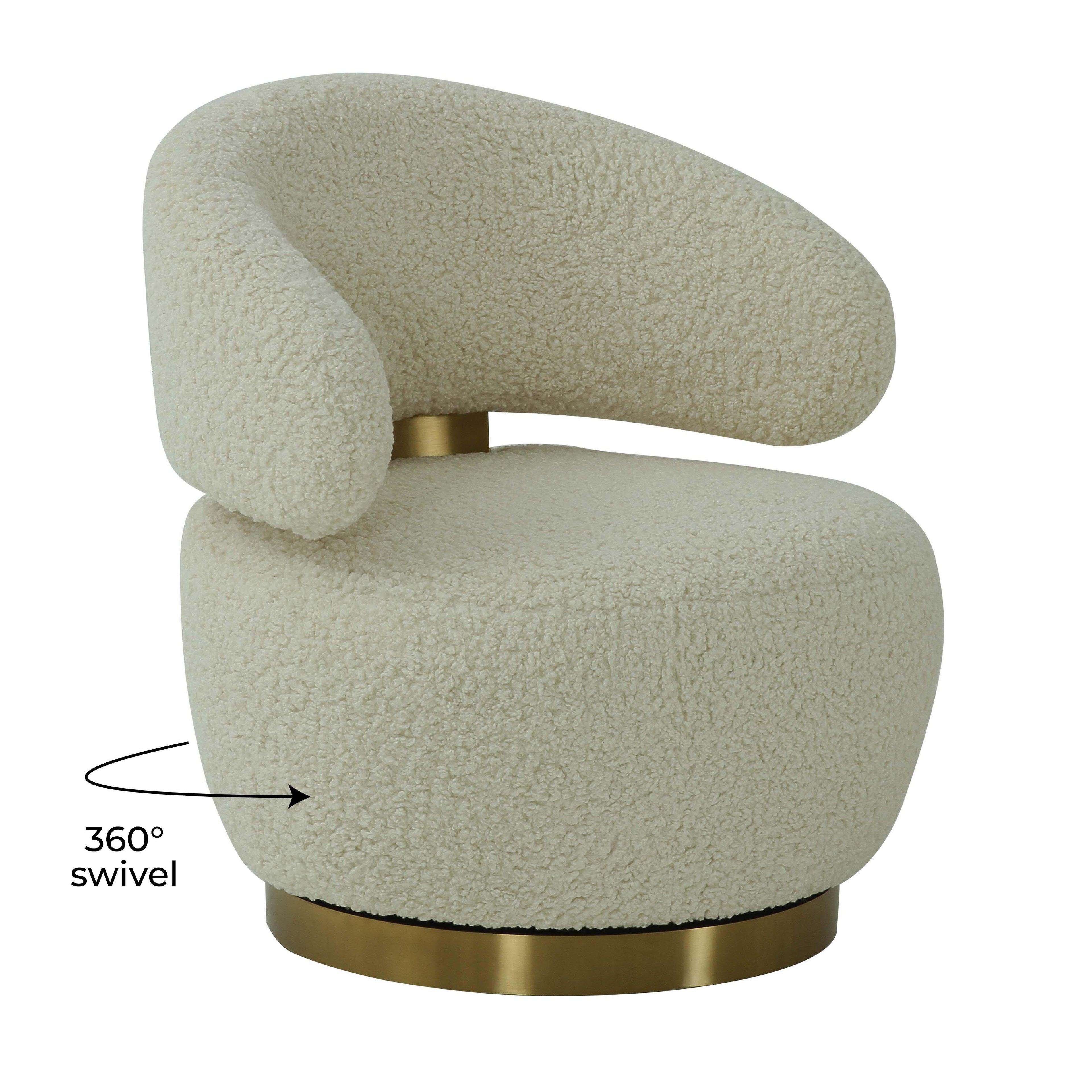 Austin Performance Fabric Swivel Accent Chair