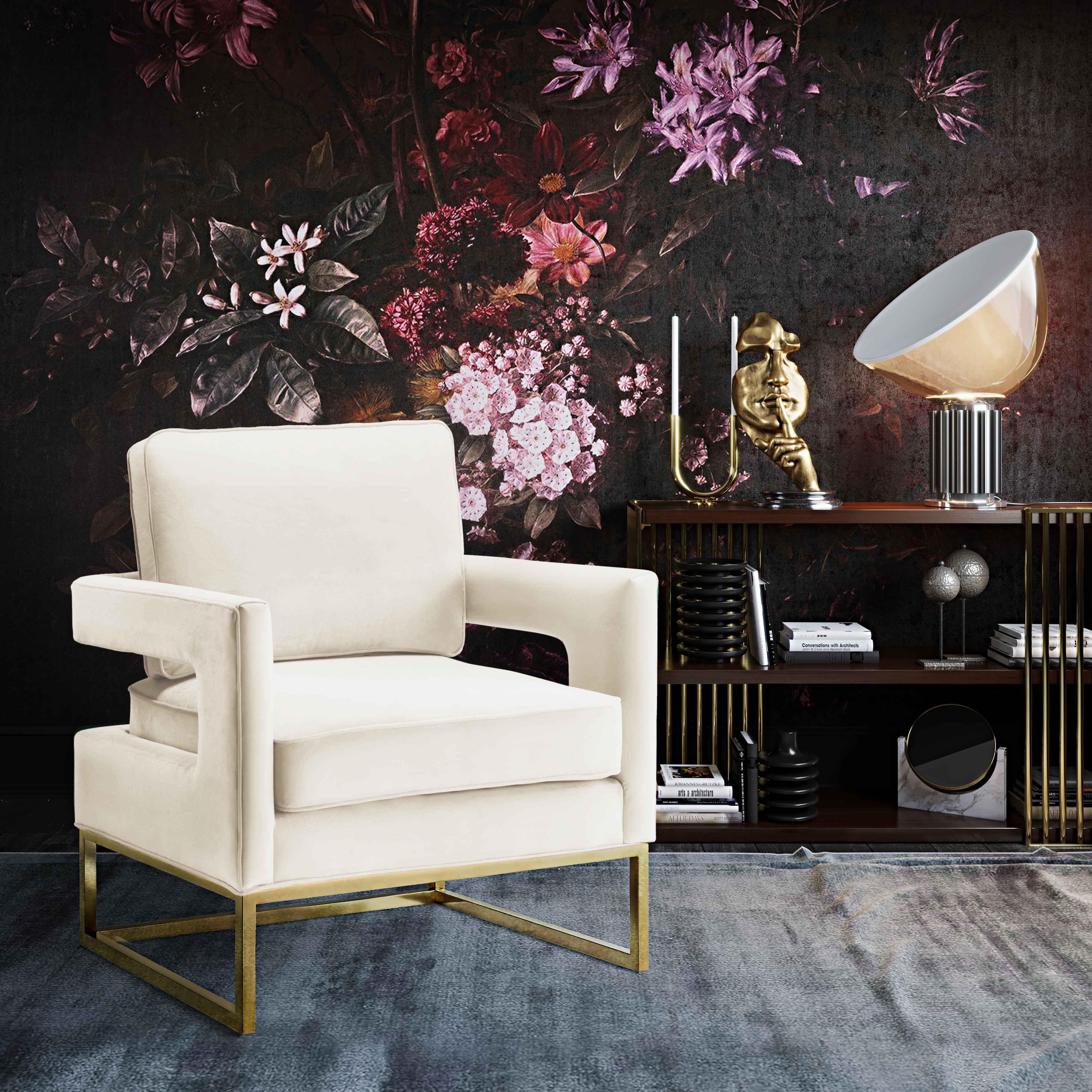 Avery Performance Velvet Accent Chair