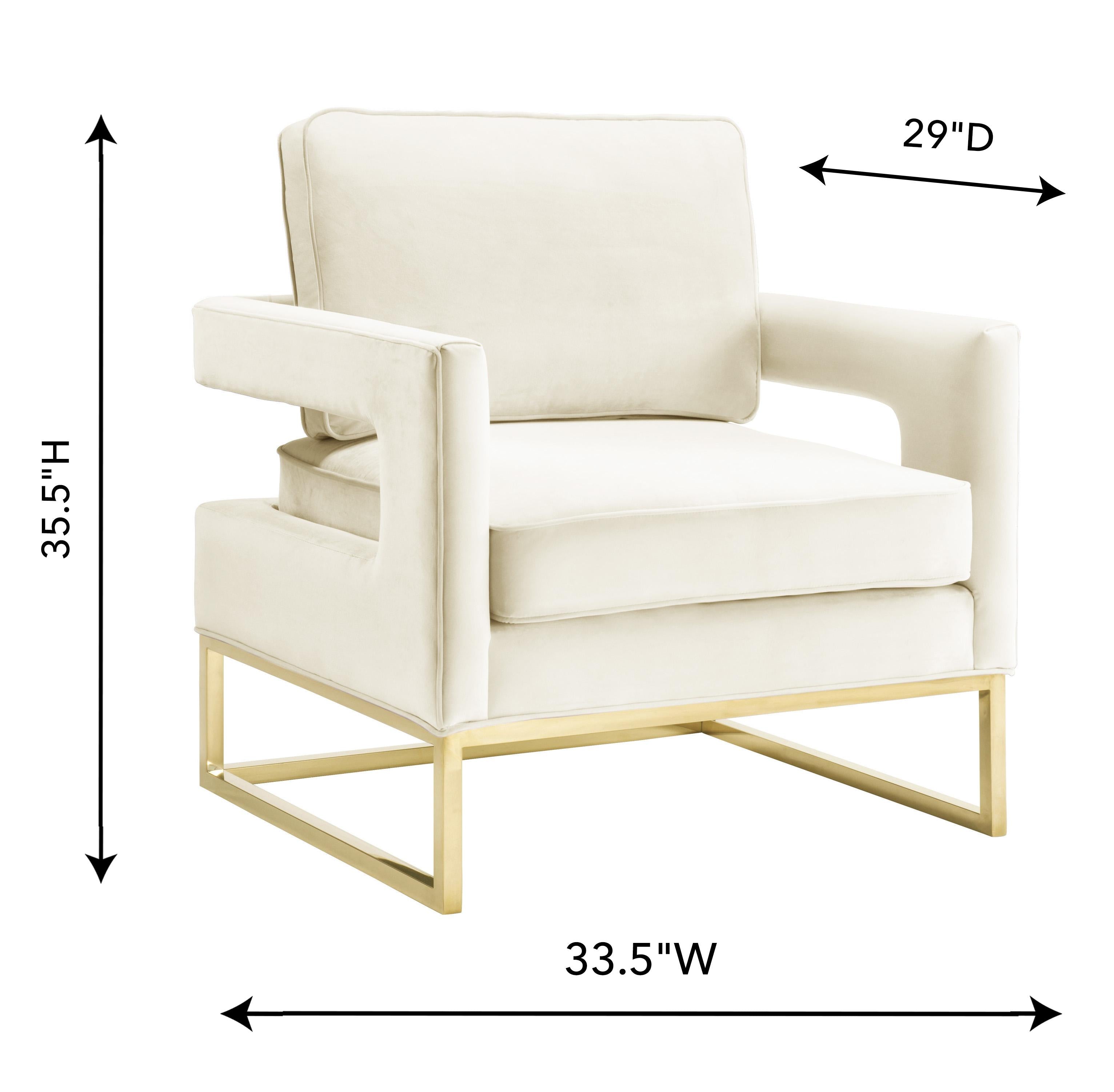 Avery Performance Velvet Accent Chair
