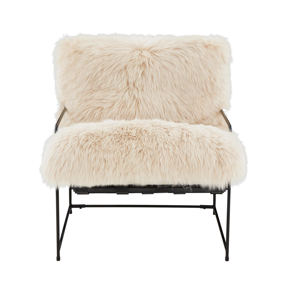 Kimi Genuine Sheepskin Accent Chair