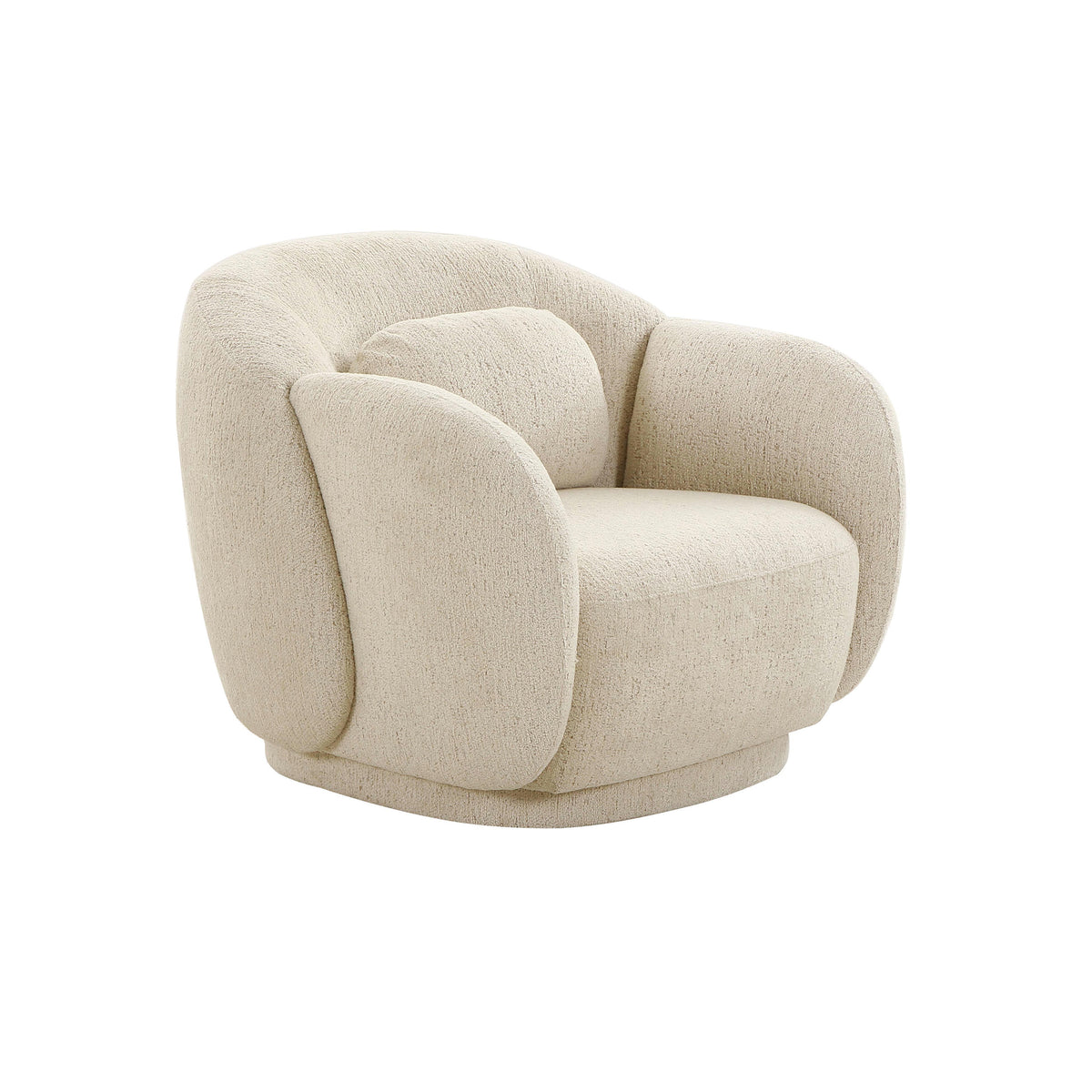 Misty Performance Boucle Accent Chair — Cream null