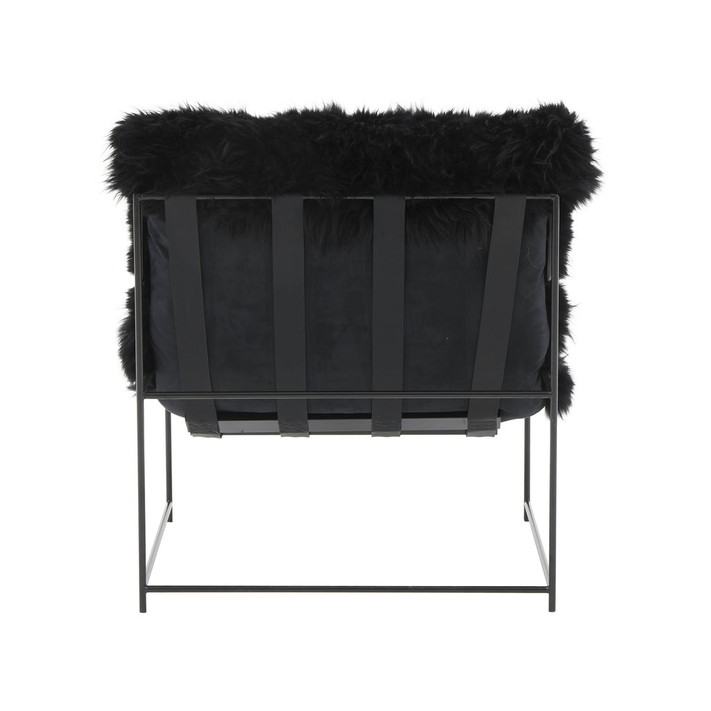 Kimi Genuine Sheepskin Accent Chair