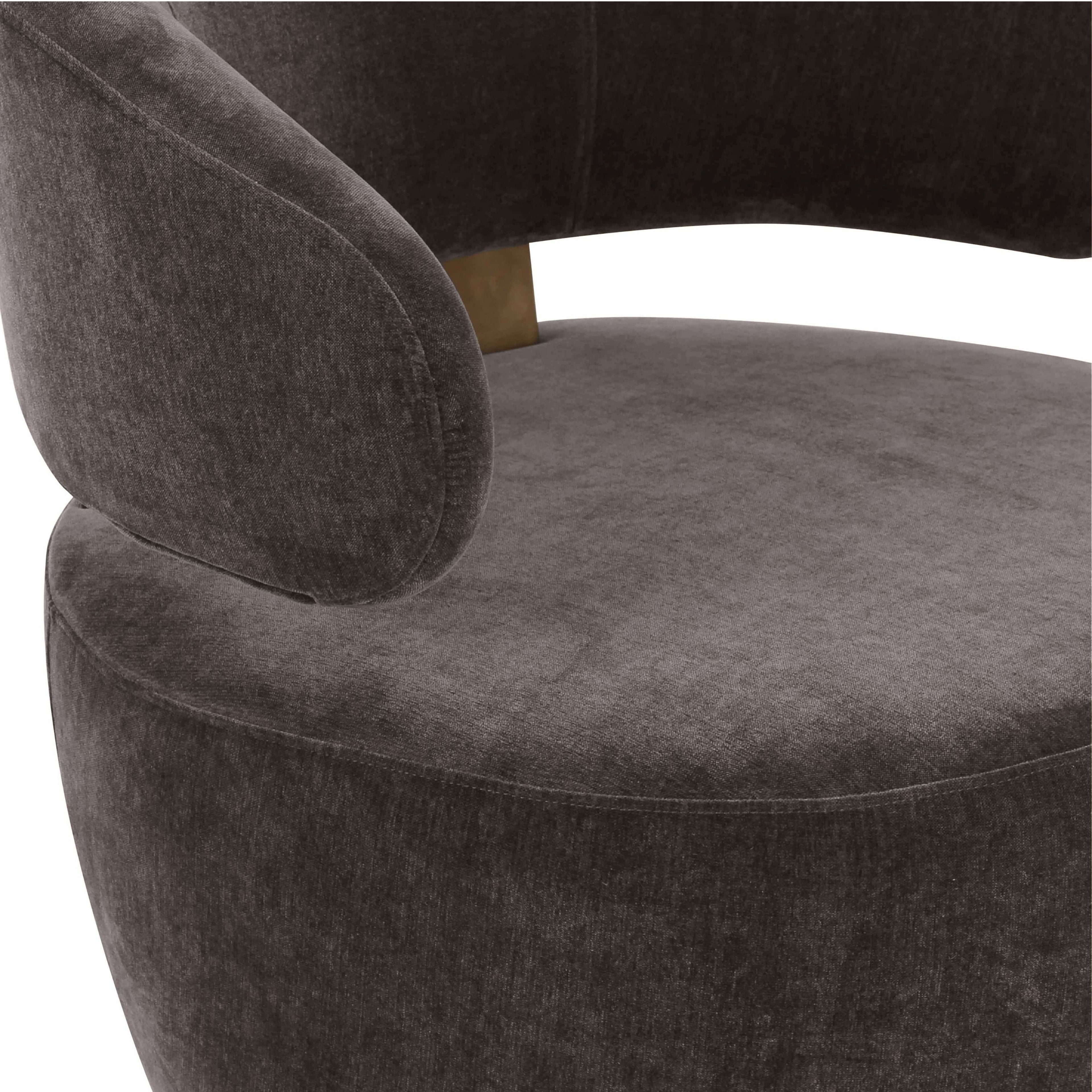 Austin Upcycled Contract-Grade Fabric Swivel Accent Chair