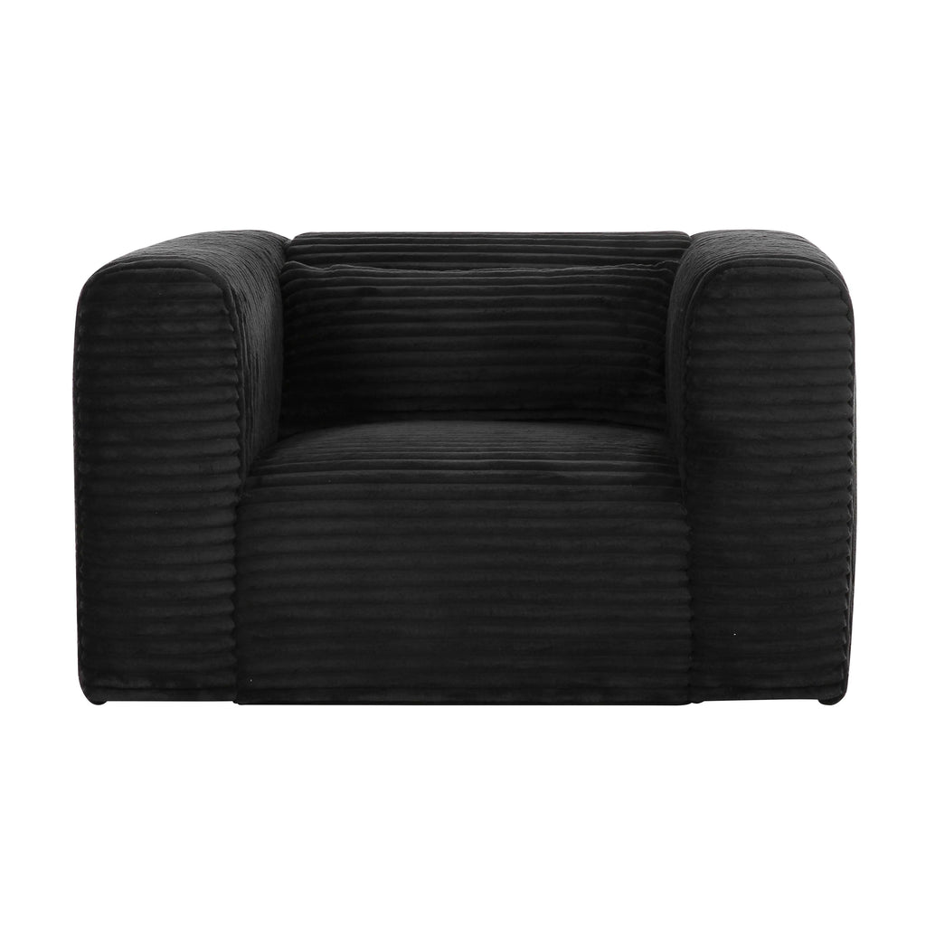 Tarra Fluffy Oversized Performance Corduroy Accent Chair