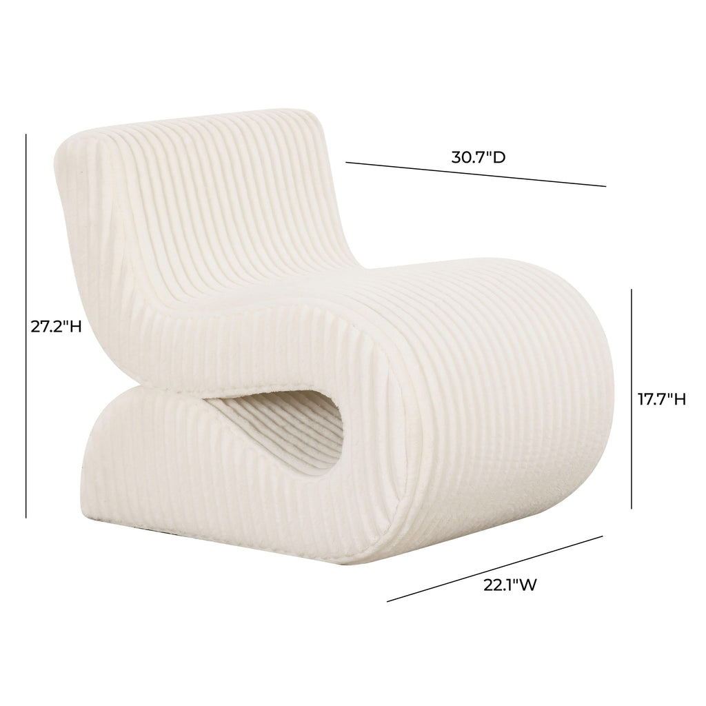 Senna Performance Oversized Corduroy Accent Chair