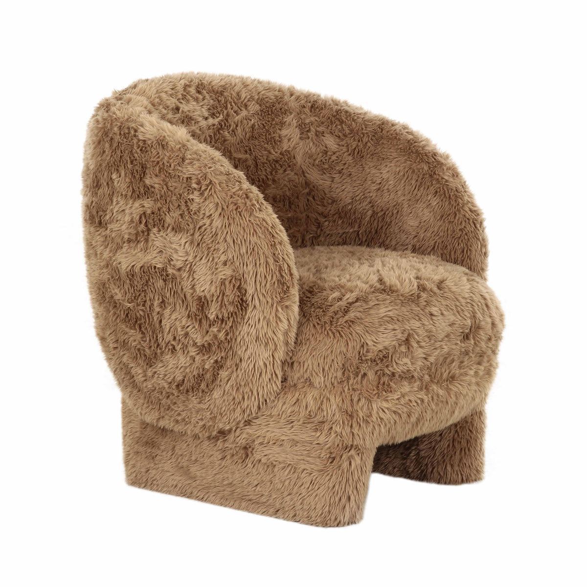 Kiki Contract-Grade Vegan Shearling Accent Chair