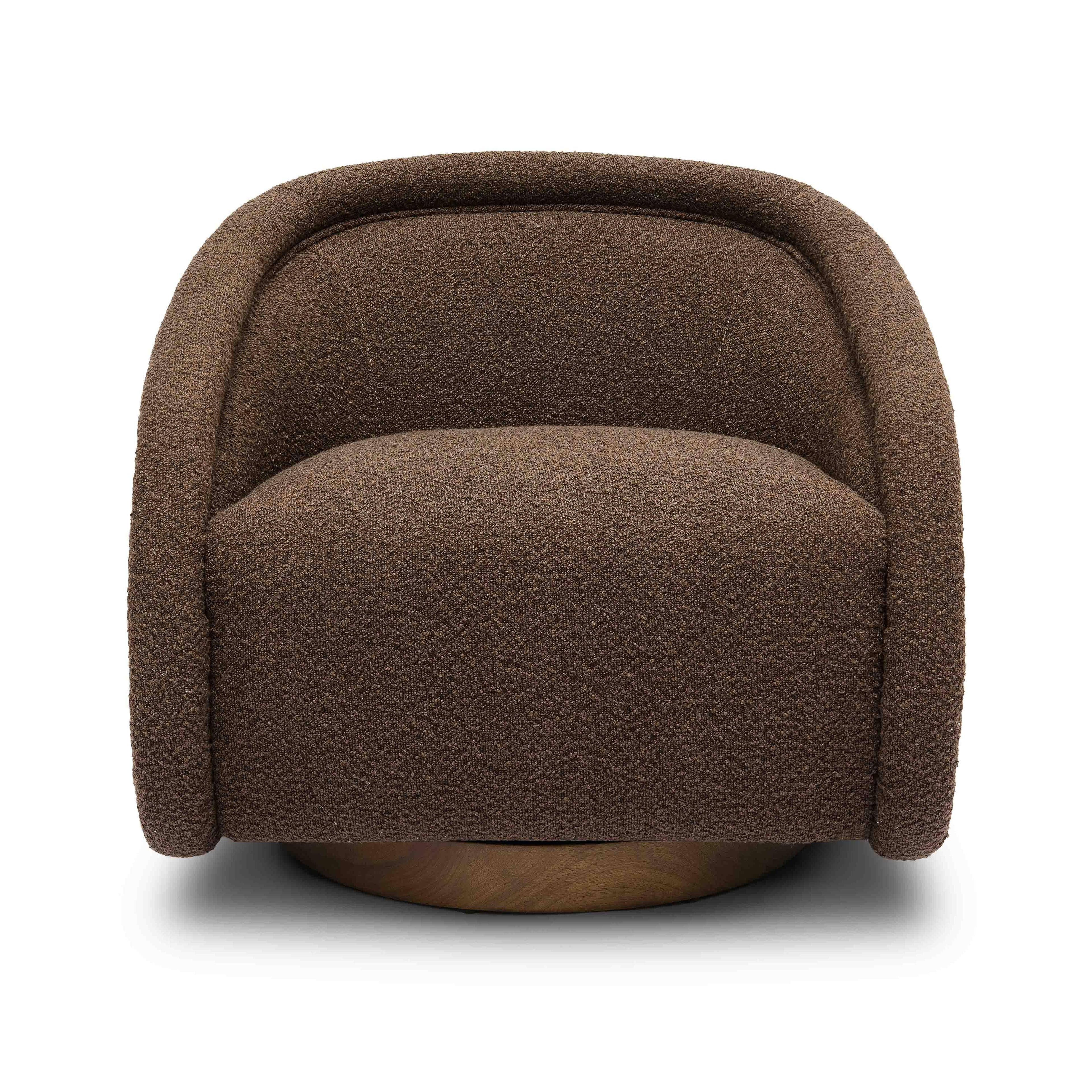 Rory Performance Boucle Swivel Accent Chair