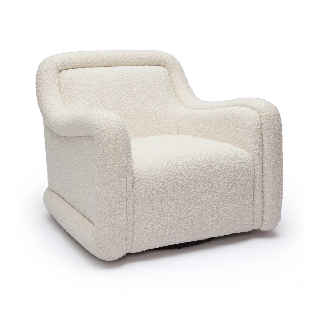 Charli Performance Boucle Swivel Chair