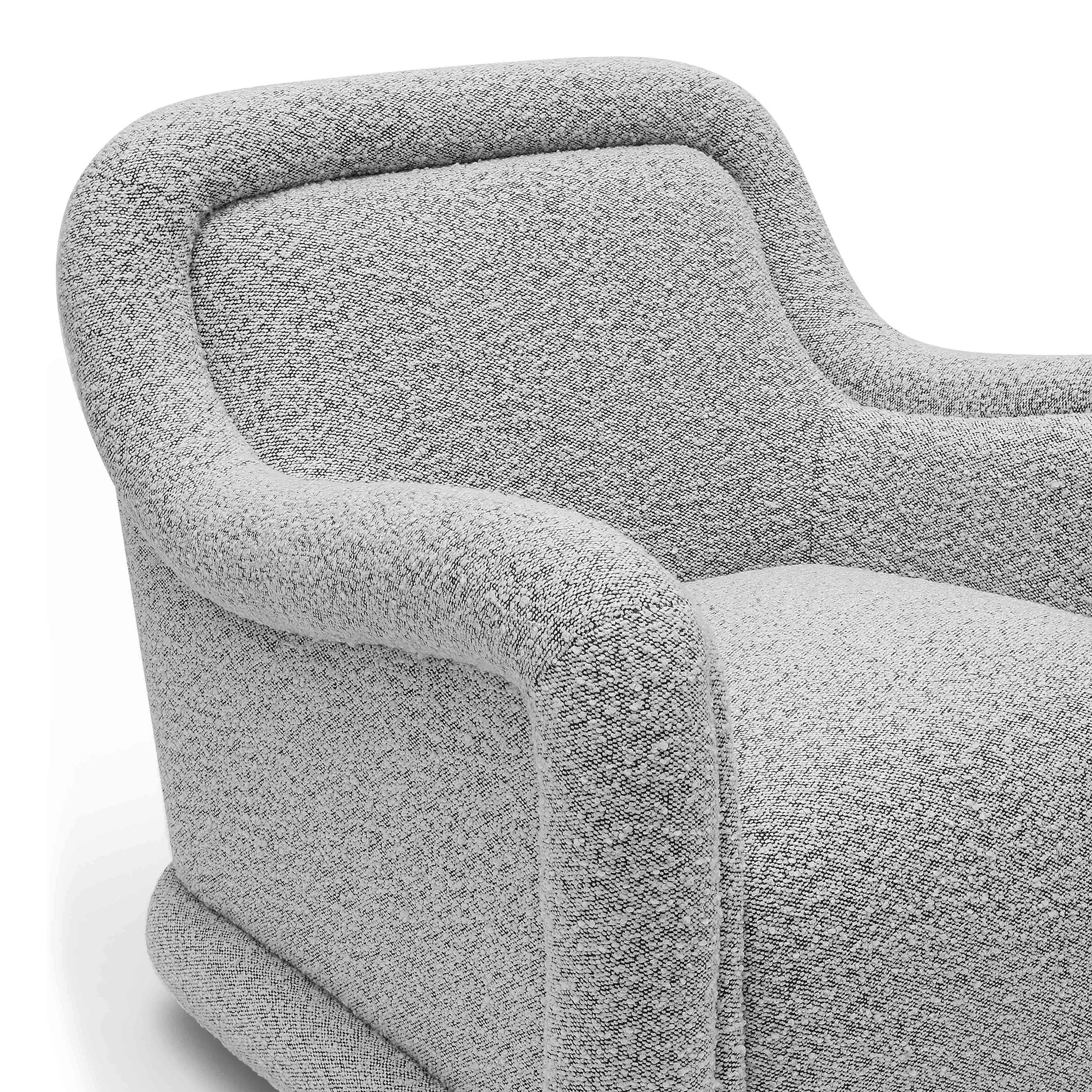 Charli Performance Boucle Swivel Chair