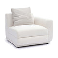 Perry Cream Performance Chenille Modular Corner Chair