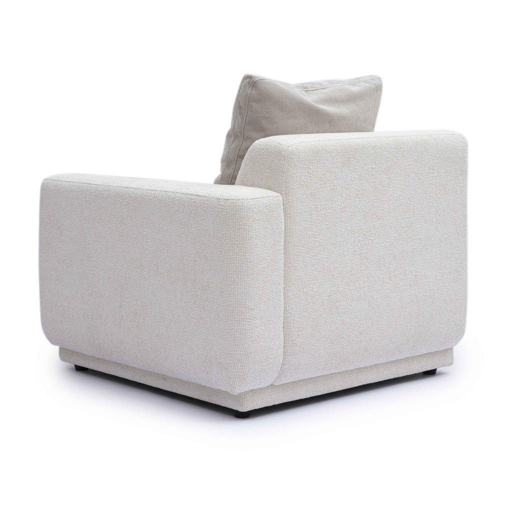 Perry Cream Performance Chenille Modular Corner Chair
