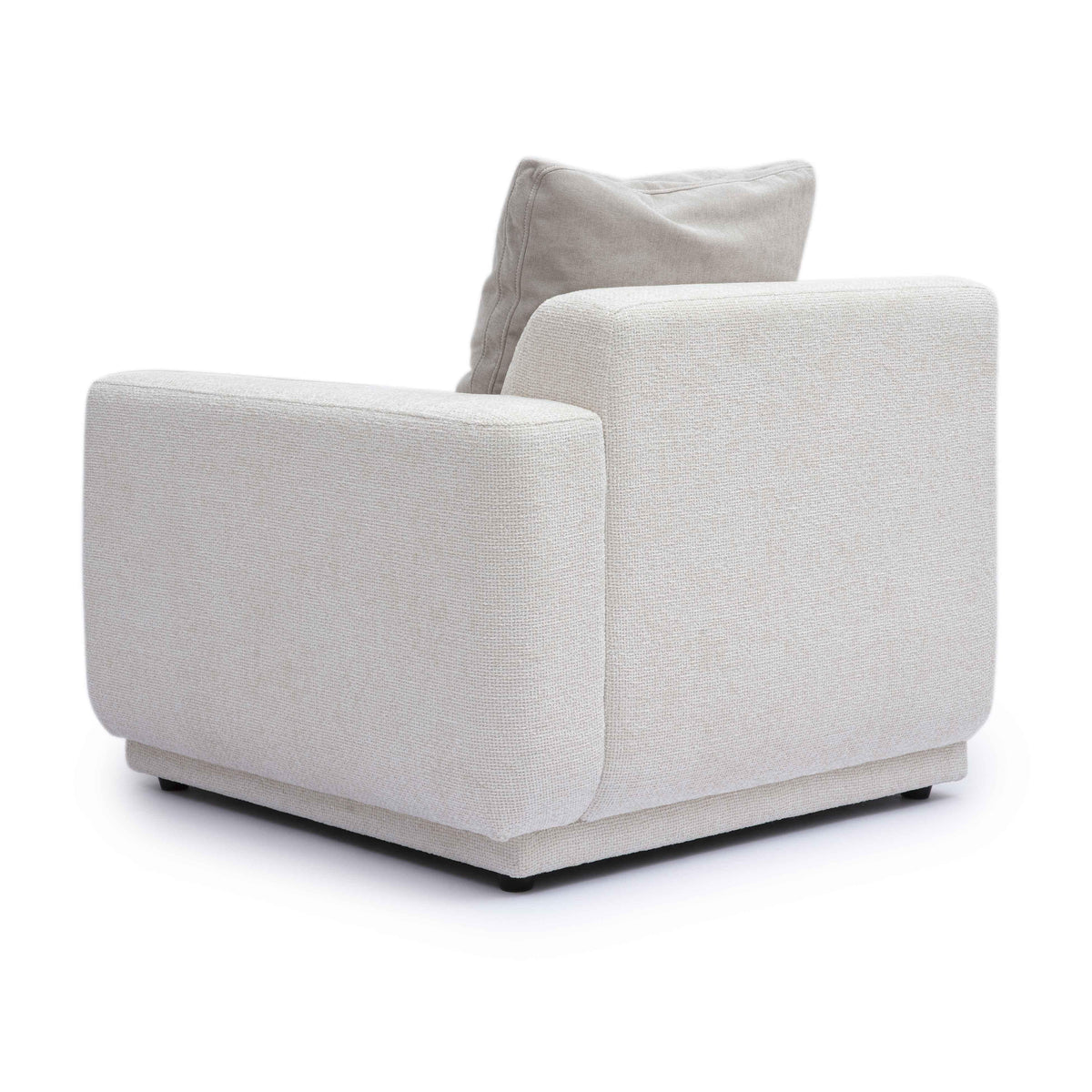 Perry Cream Performance Chenille Modular Corner Chair
