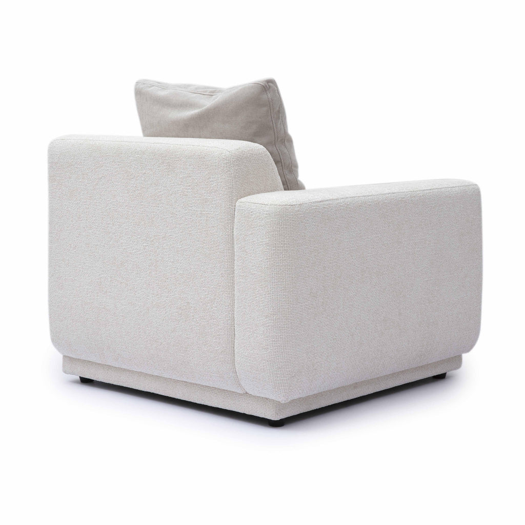 Perry Cream Performance Chenille Modular Corner Chair