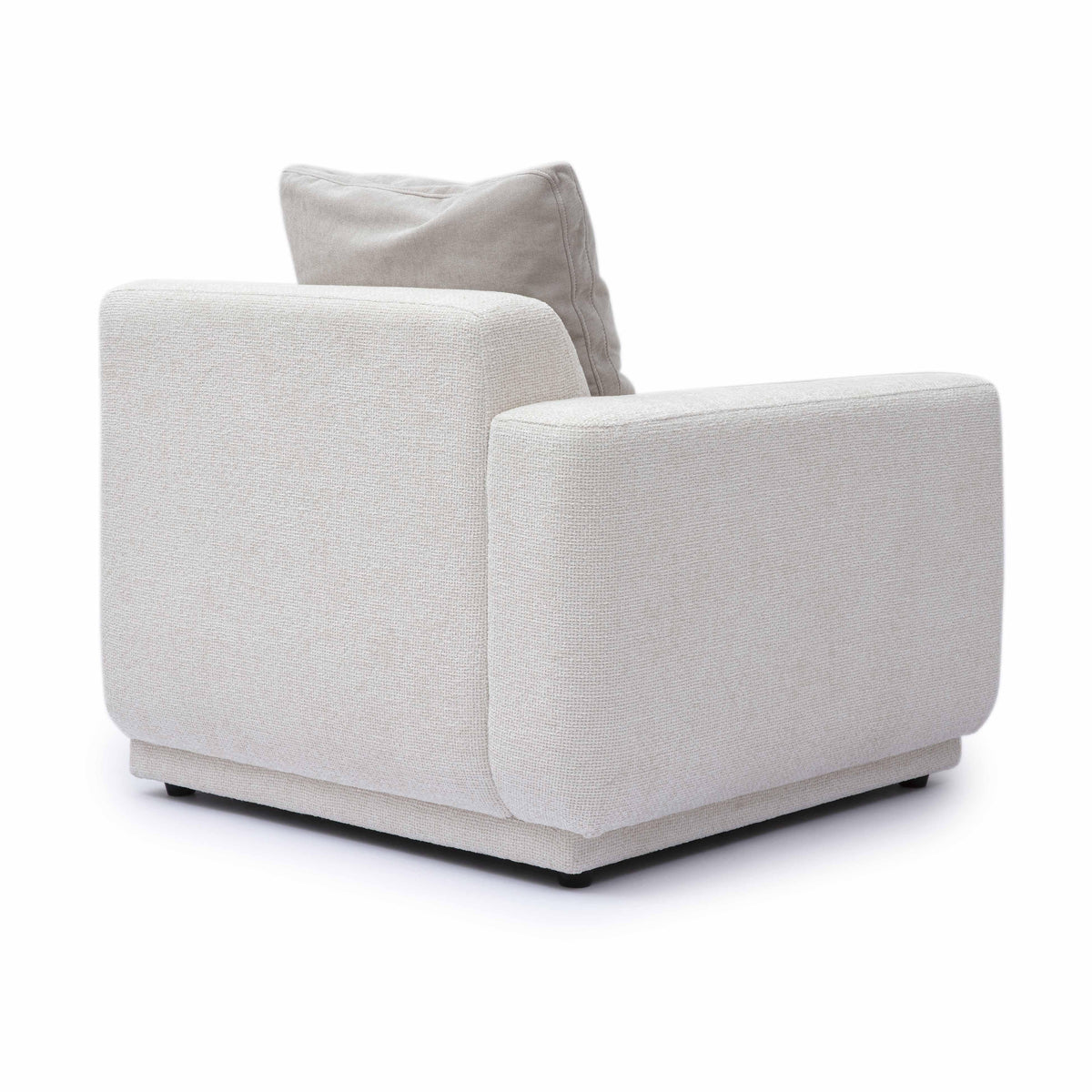 Perry Cream Performance Chenille Modular Corner Chair