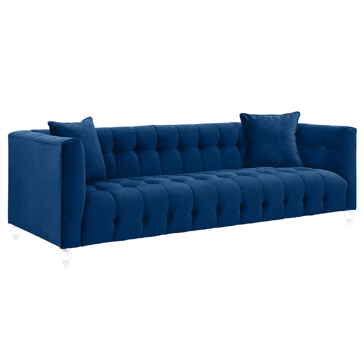 Bea 90.6" Performance Velvet Tufted Sofa