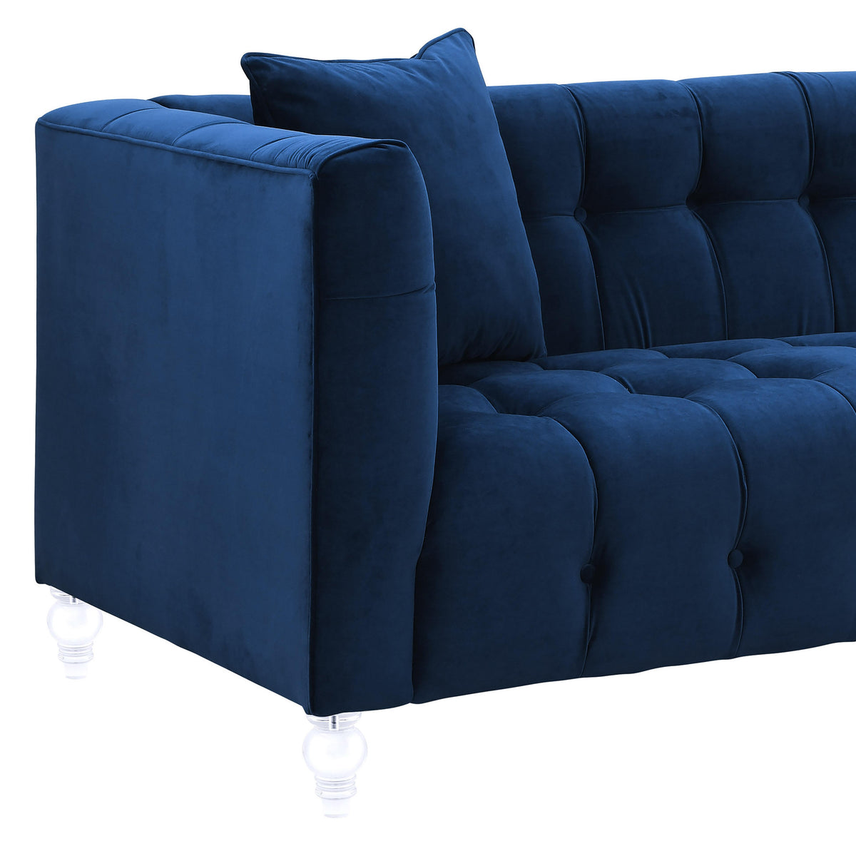 Bea 90.6" Performance Velvet Tufted Sofa