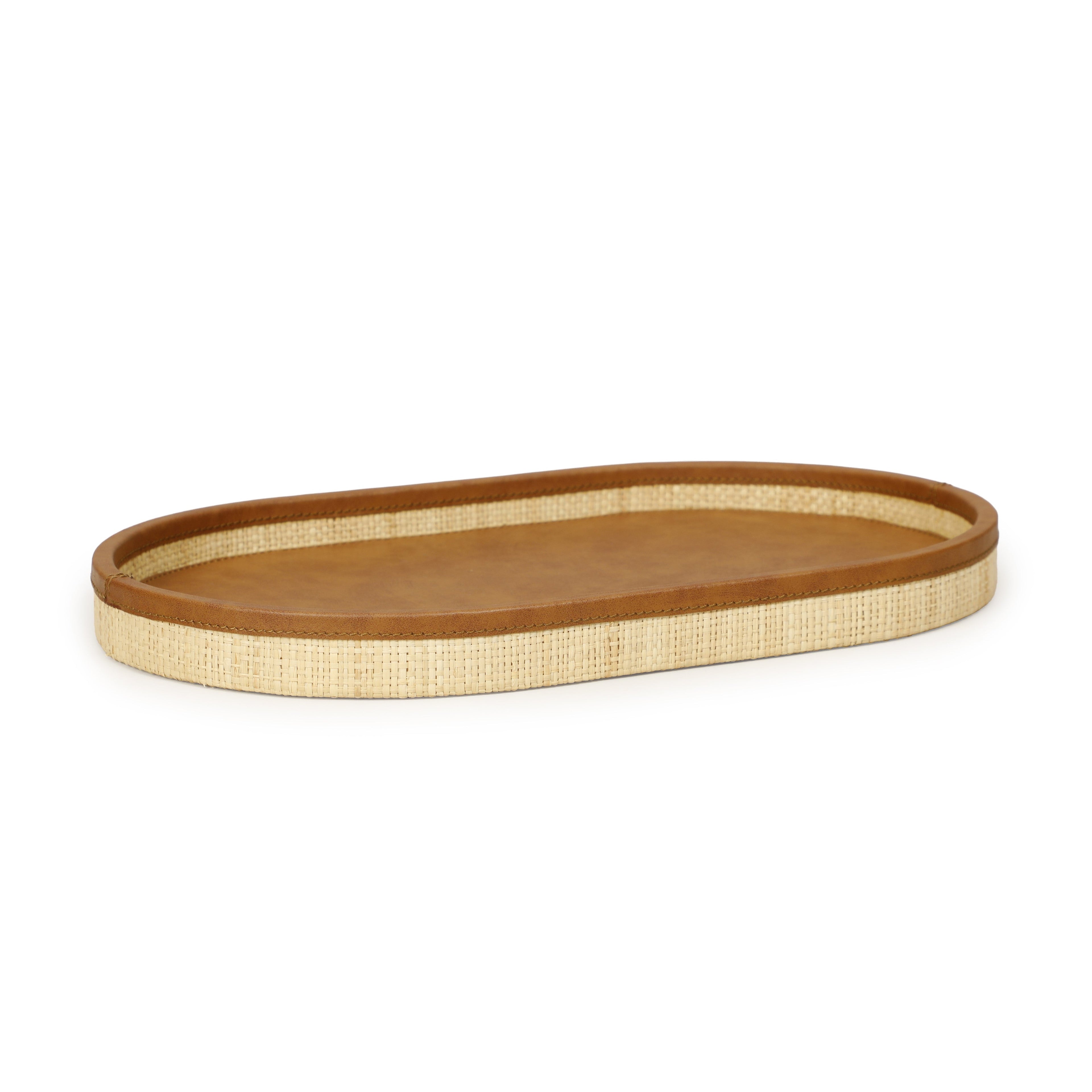 Hakiri Natural Raffia Contract-Grade Storage Tray