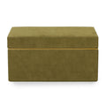 Pisa Green Vegan Suede Contract-Grade Storage Box