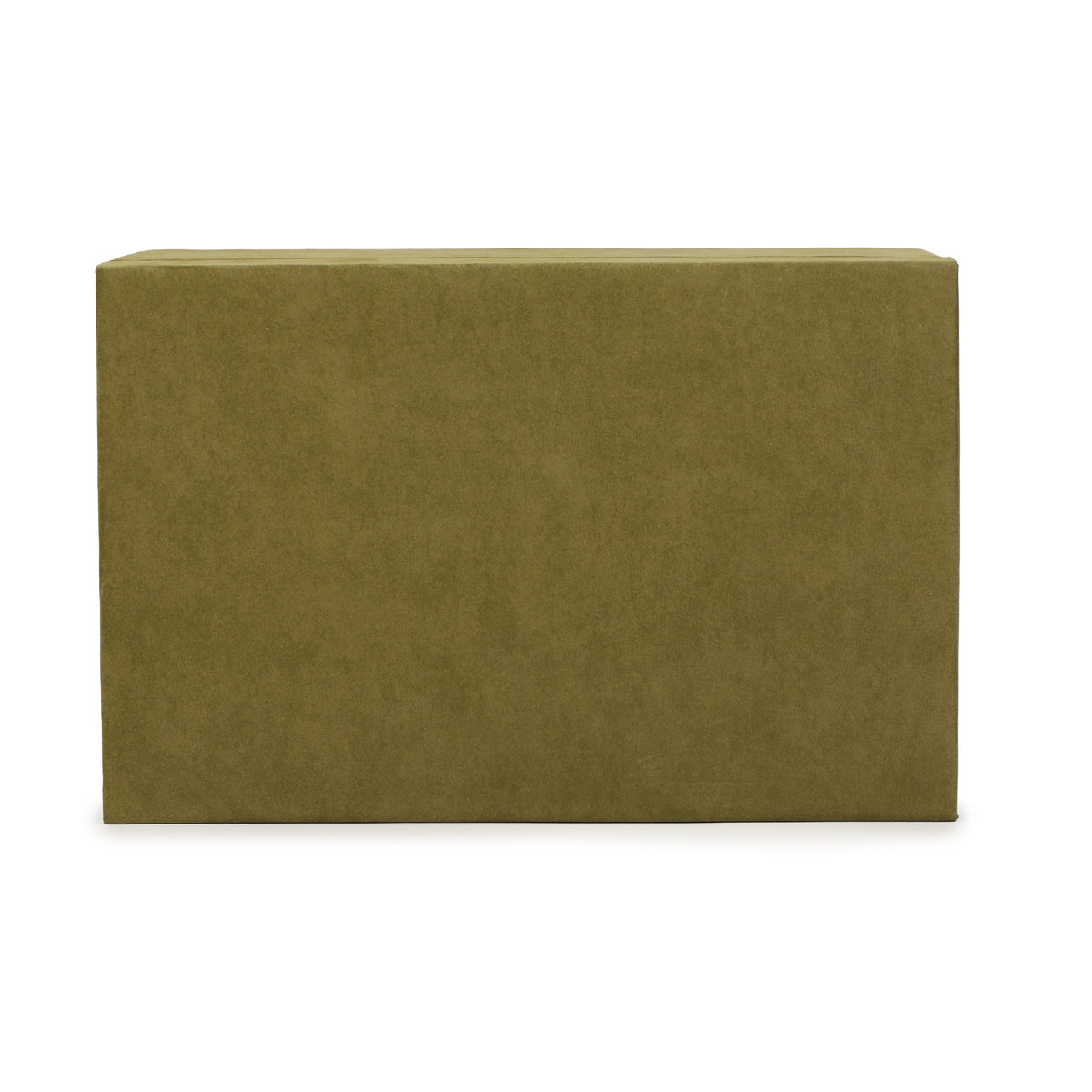 Pisa Green Vegan Suede Contract-Grade Storage Box