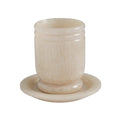 Channeled Swirl Resin Kiddush Cup