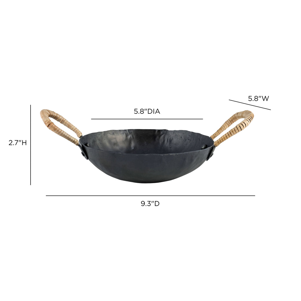 Verma Black Hammered Iron Catchall