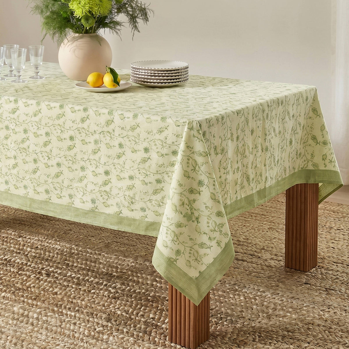 Dolce Natural Cotton Table Cloth