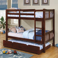 Cameron Full/Full Bunk Bed, Dark Walnut