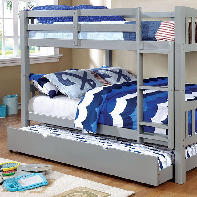 Cameron Full/Full Bunk Bed, White
