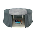 Claes Round Ottoman