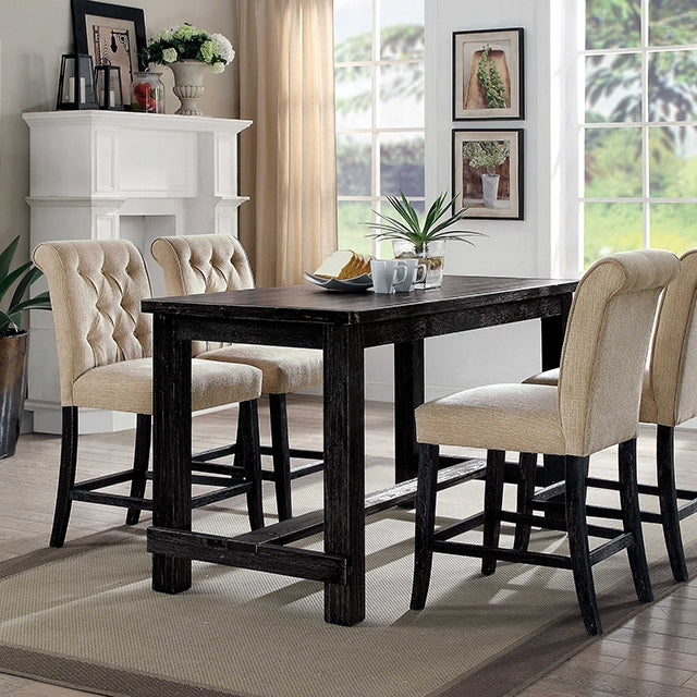 Sania 5 Pc Counter Height Table Set