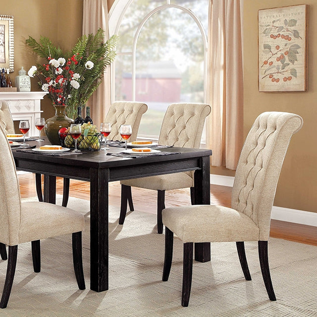 Sania 7 Pc Dining Table Set