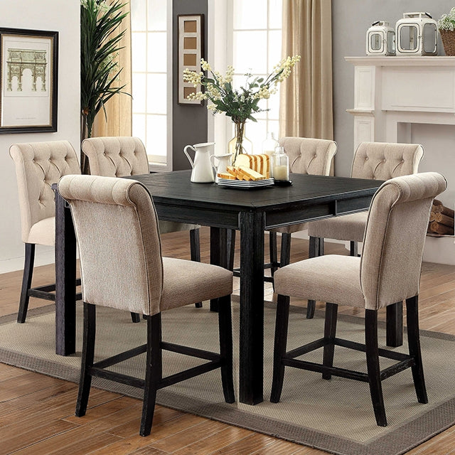 Sania 7 Pc Counter Ht Table Set