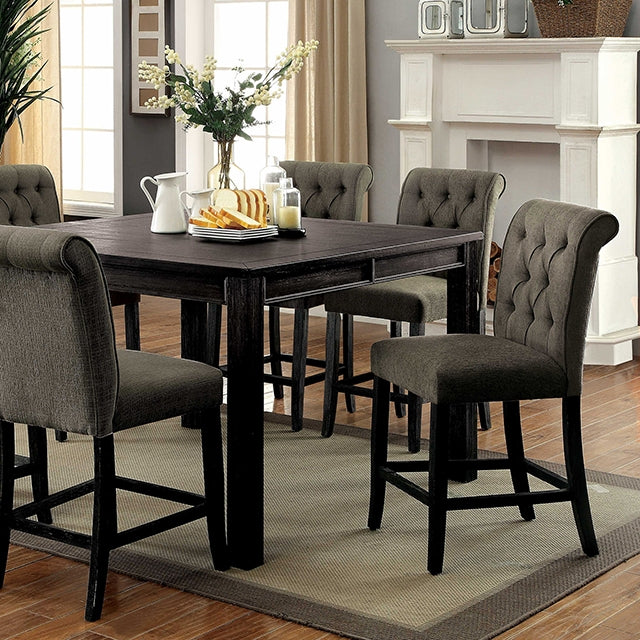 Sania 7 Pc Counter Height Table Set