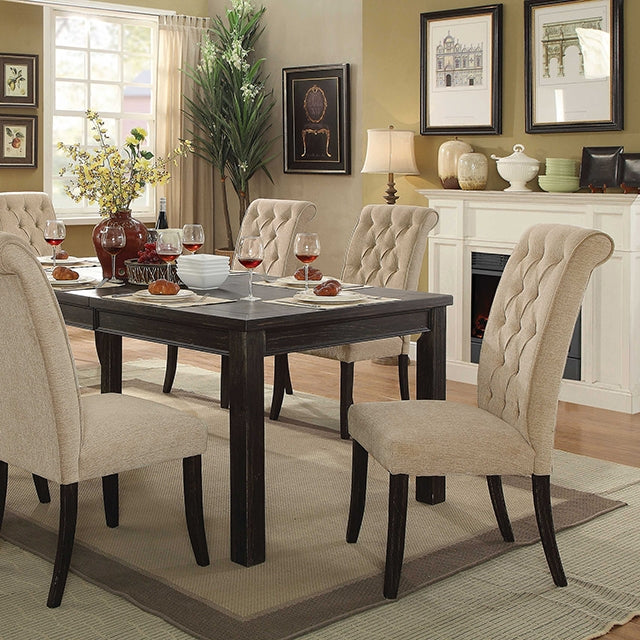 Sania 7 Pc Dining Table Set