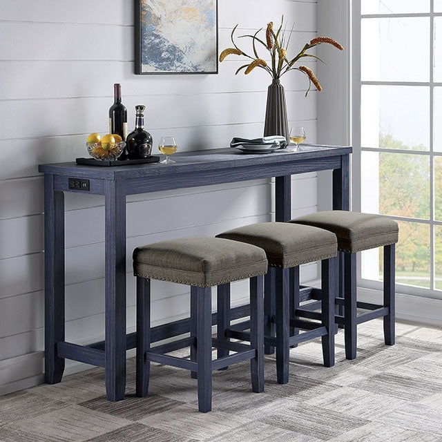 Caerleon 4 Pc Counter Height Set