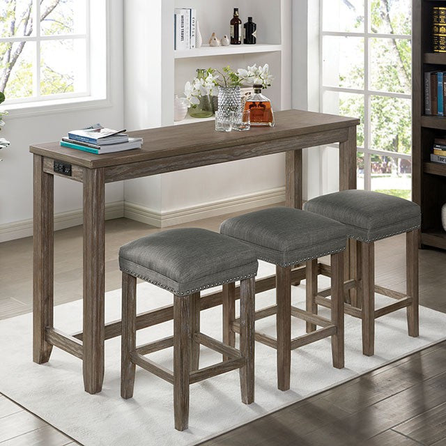Caerleon 4 Pc Counter Height Dining Set