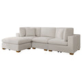 Cloud Lux 4-Piece Upholstered Modular Sectional Sofa