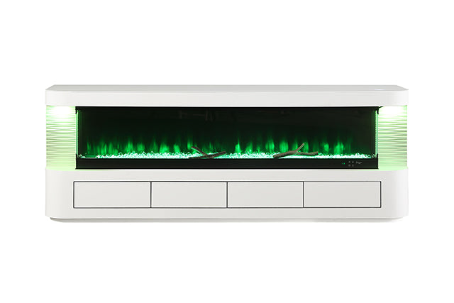 Luken 71" TV Stand with Electric Fire Place