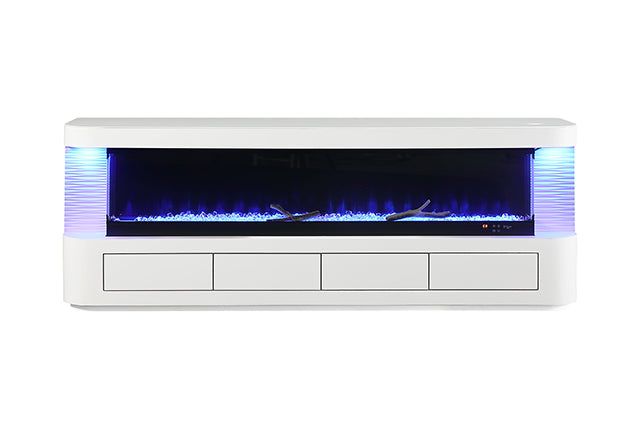 Luken 71" TV Stand with Electric Fire Place