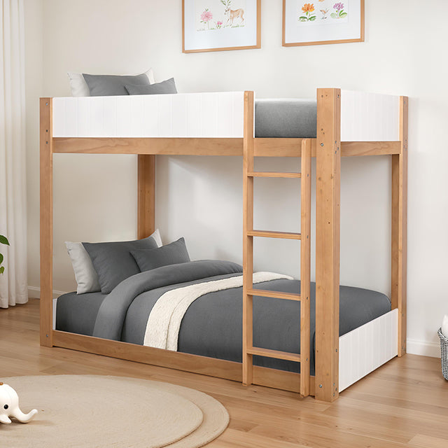Terri Twin/Twin Bunk Bed & Mattress