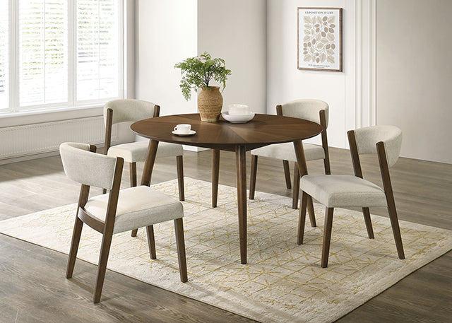 Raissa 5 Pc Round Dining Table Set