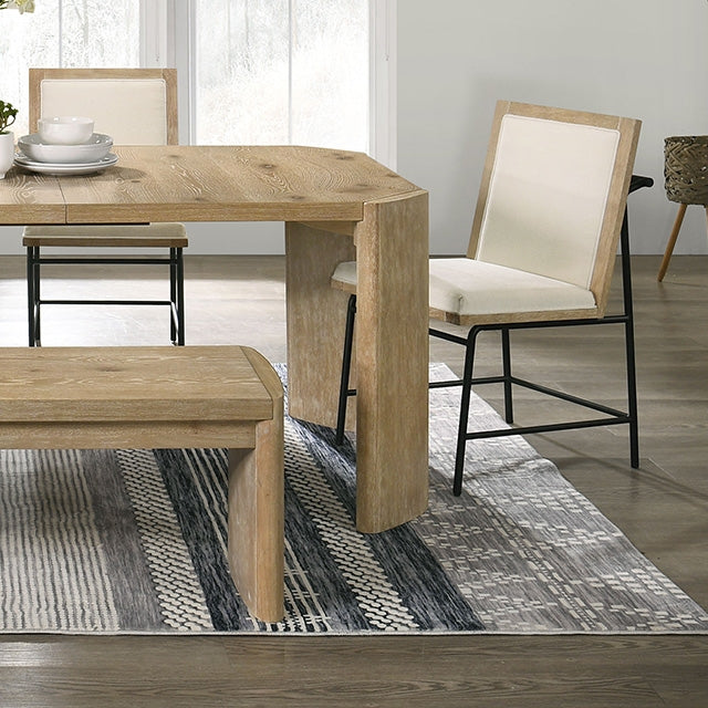 Edenbridge 6 Pc Dining Table Set with Bench