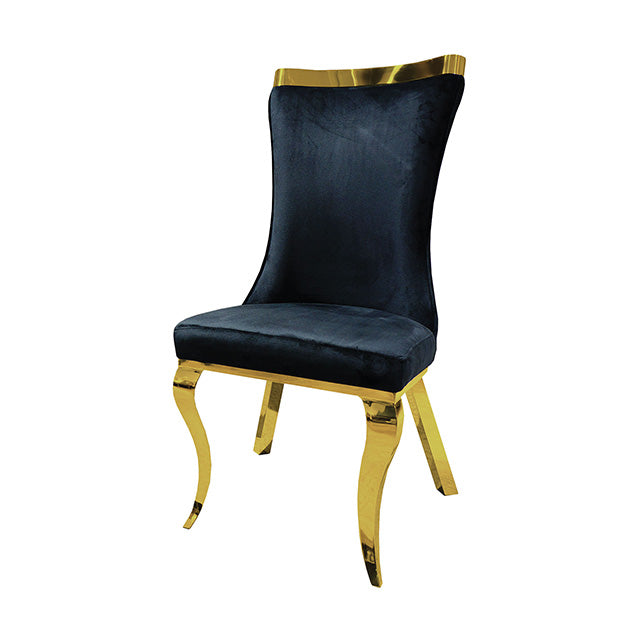 Basilicata Set Of 2 Gold Chair