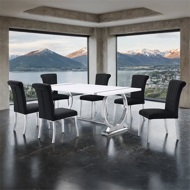 Holbaek 5 Pc 80" Dining Table Set