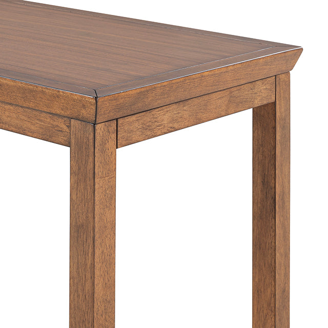 Daventry Sofa Table with 3 Counter Height Stools