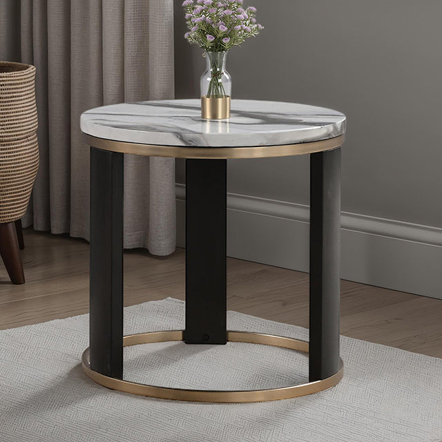 Bogor Round End Table