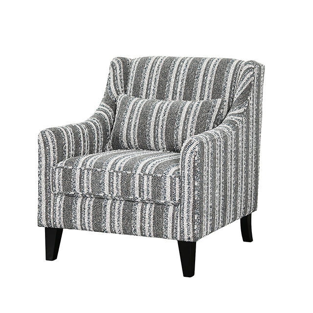 Viviani Accent Chair, Stripe