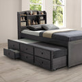 University Trundle Bed with Three Drawers