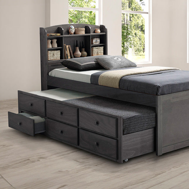 University Trundle Bed with Three Drawers